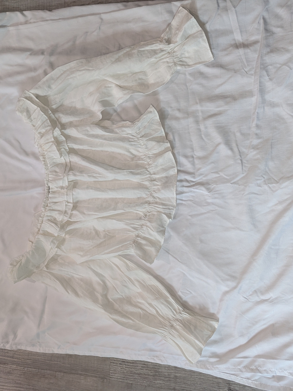 Forever 21 White Kids Elastic-Waist Bottoms
